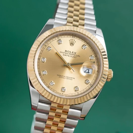 Rolex Oyster Perpetual Datejust 41 Ref. 126333 Champagne Dial