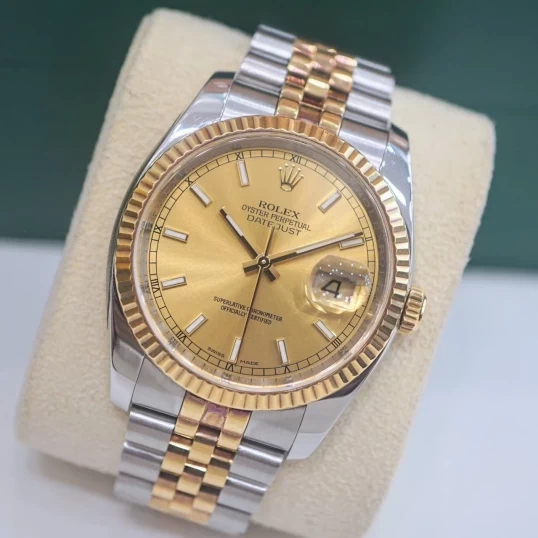Rolex Oyster Perpetual Datejust 36 Ref. 116233 Champagne Dial