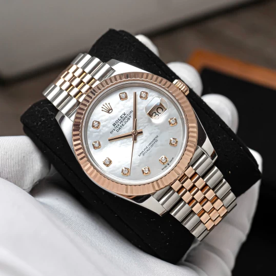 Rolex Oyster Perpetual Datejust Ref. 126331 MOP Diamond Dial - 41mm