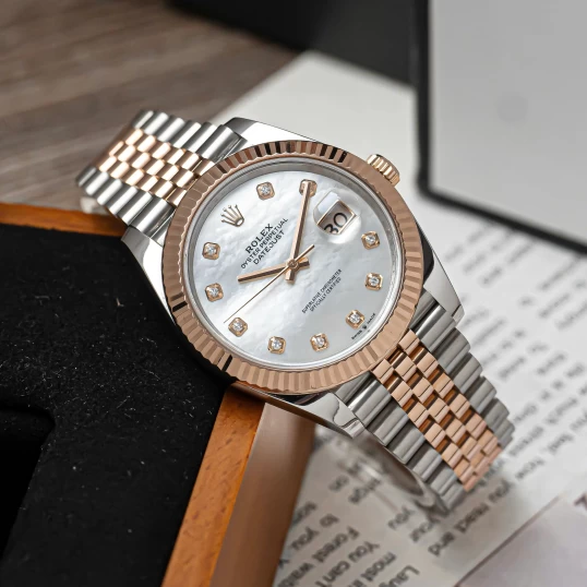 Rolex Oyster Perpetual Datejust Ref. 126331 MOP Diamond Dial - 41mm