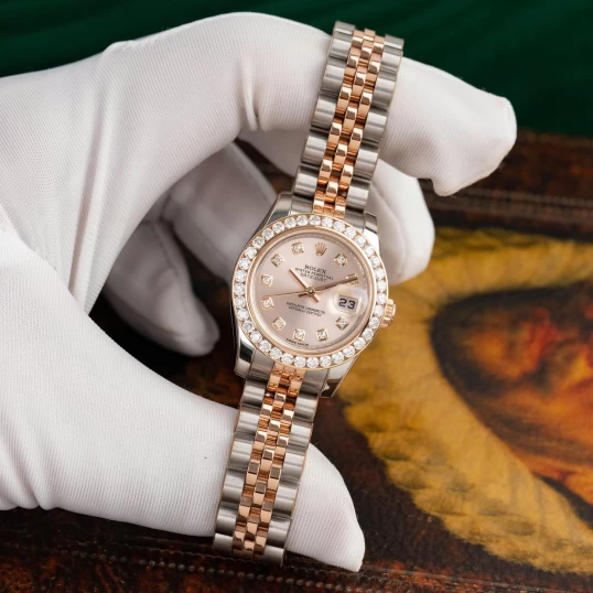 Rolex Oyster Perpetual Lady-Datejust 26mm - Ref. 179171 Mặt Tia Hồng