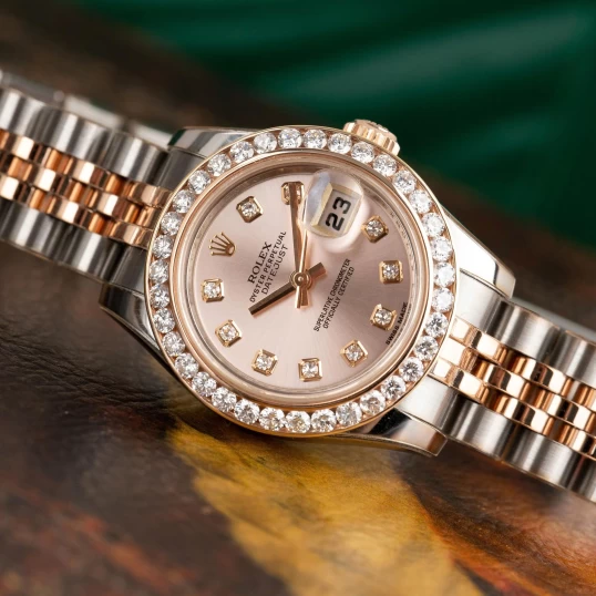 Rolex Oyster Perpetual Lady-Datejust 26mm - Ref. 179171 Mặt Tia Hồng