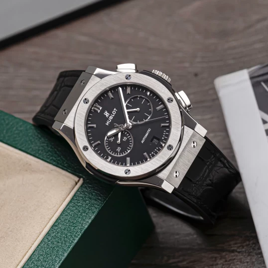 Hublot Classic Fusion Chronograph 42mm – Ref. 541.NX.1171.LR – Black Dial