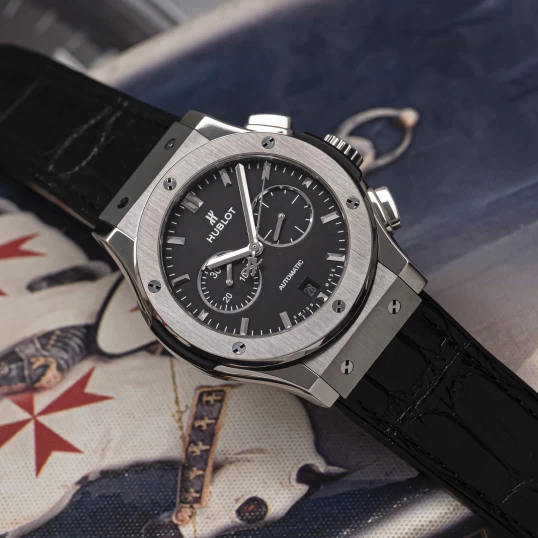 Hublot Classic Fusion Chronograph 42mm – Ref. 541.NX.1171.LR – Black Dial