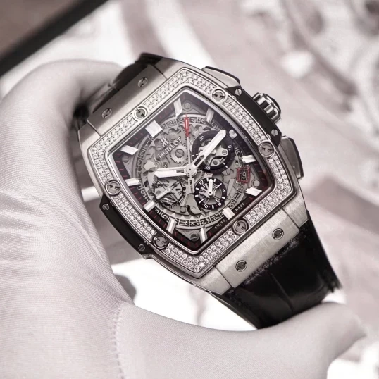Hublot Spirit Of Big Bang Skeleton Dial Diamond Bezel 42mm – Ref. 641.NX.0173.LR.1104
