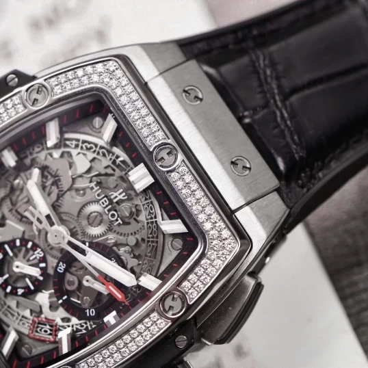 Hublot Spirit Of Big Bang Skeleton Dial Diamond Bezel 42mm – Ref. 641.NX.0173.LR.1104