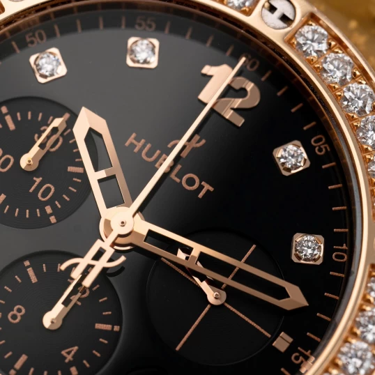 Hublot Big Bang 41mm Chronograph – Ref. 341.XN.1280.LR.1204 – King Gold Diamond Bezel