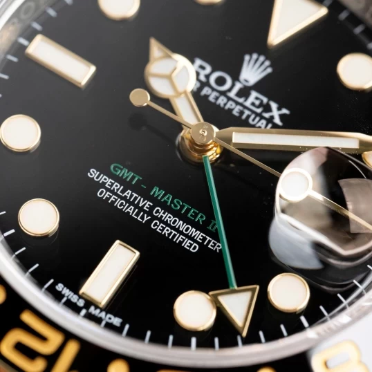 Rolex GMT-Master II Black Dial Demi Gold 40mm – Ref. 116713LN