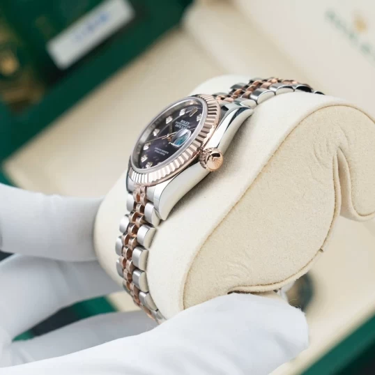 Rolex Oyster Perpetual Lady-Datejust Purple Dial Diamond 28mm - Ref. 279171