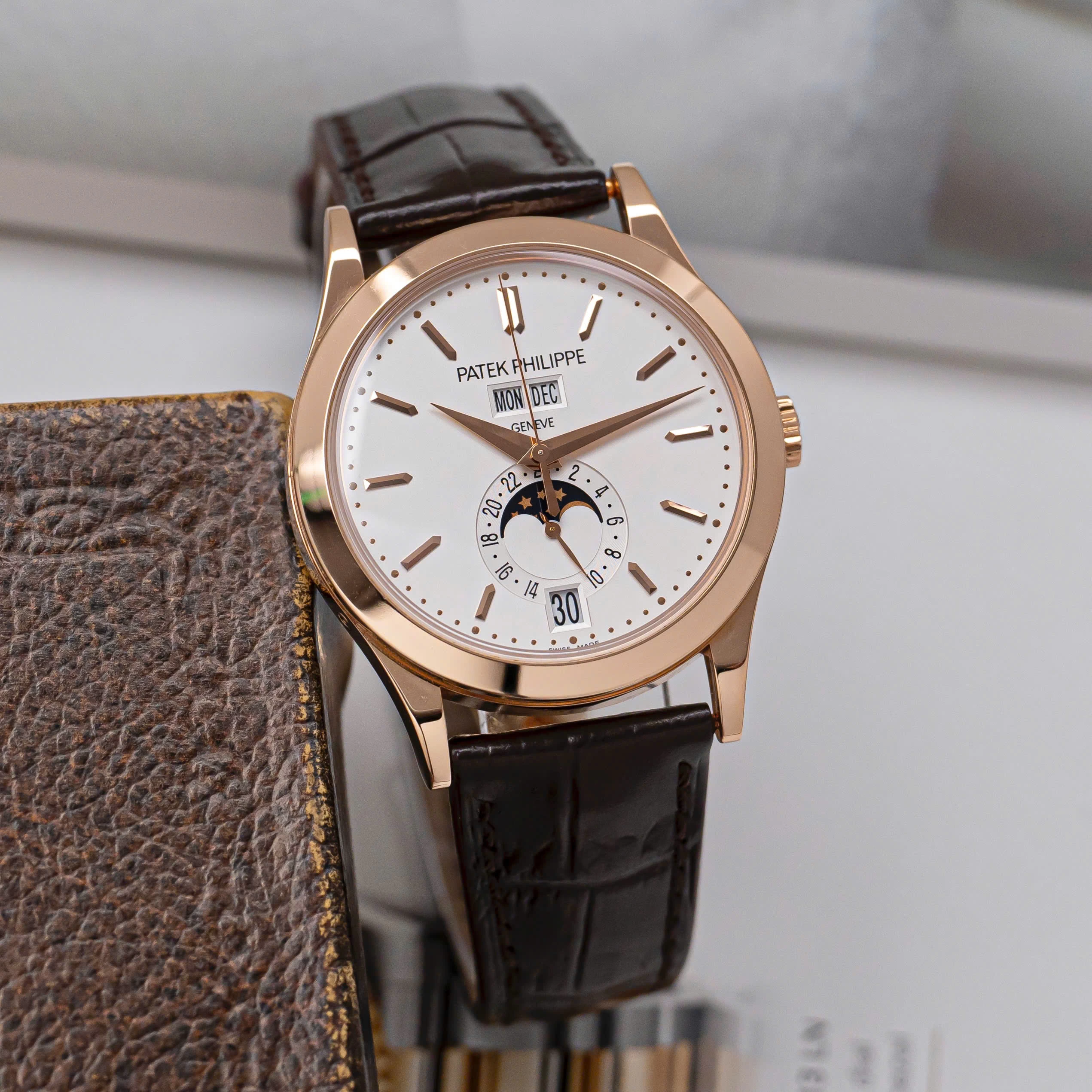 Patek Philippe Complications Annual Calendar Moonphase White Dial 38.5mm – 5396R-011