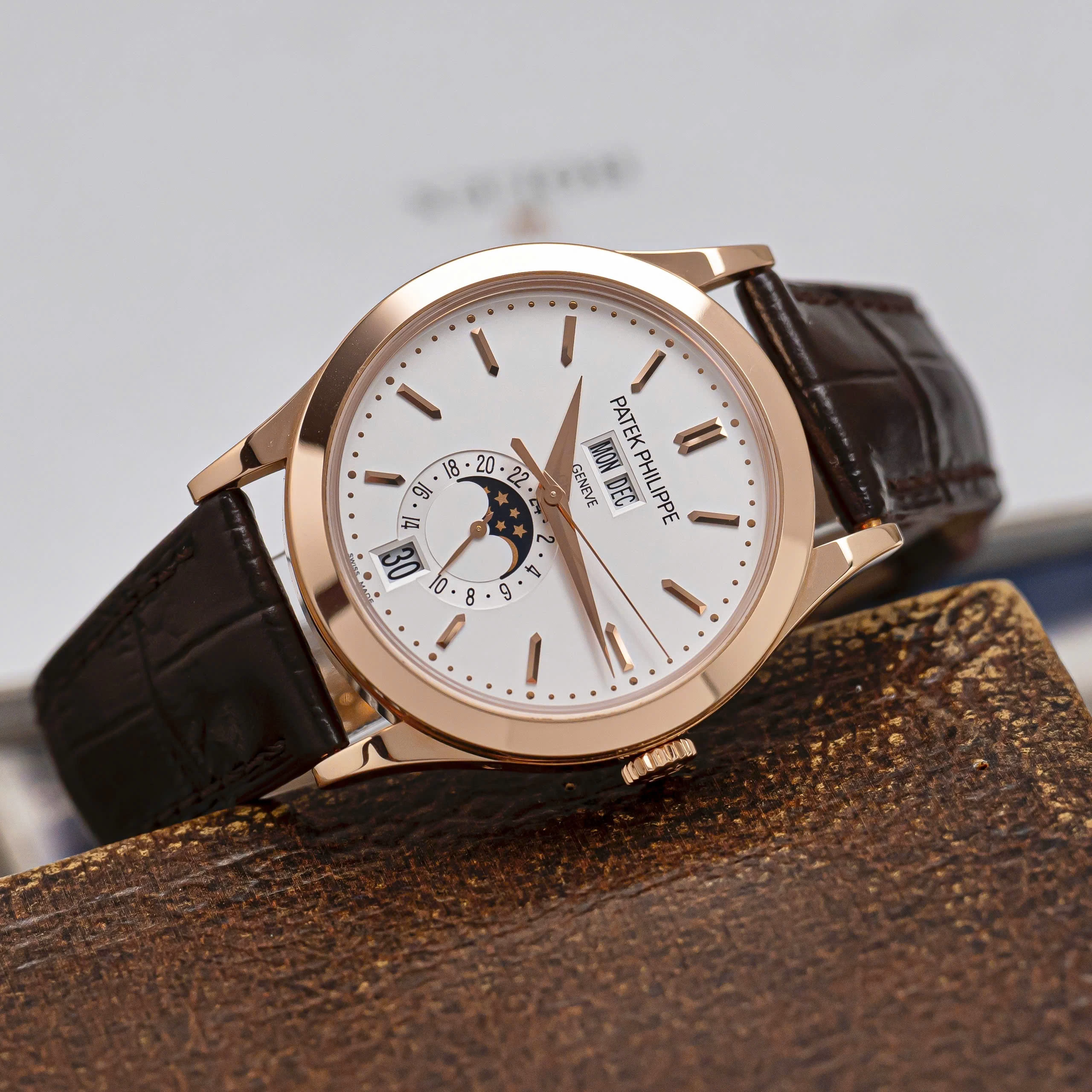 Patek Philippe Complications Annual Calendar Moonphase White Dial 38.5mm – 5396R-011