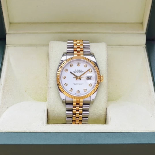 Rolex Datejust 36mm Ref. 116233 – White Dial Diamond