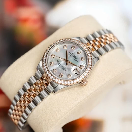 Rolex Oyster Perpetual Datejust 278381RBR MOP Everose Diamond