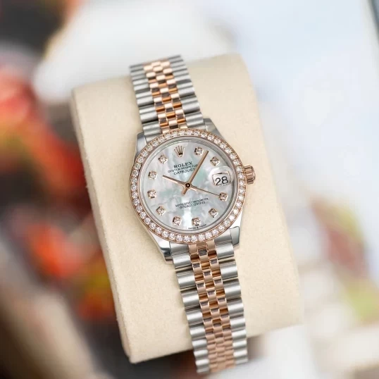 Rolex Oyster Perpetual Datejust 278381RBR MOP Everose Diamond