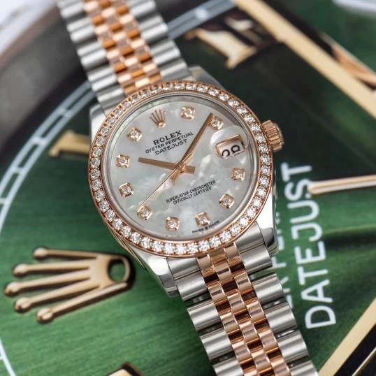 Rolex Oyster Perpetual Datejust 278381RBR MOP Everose Diamond