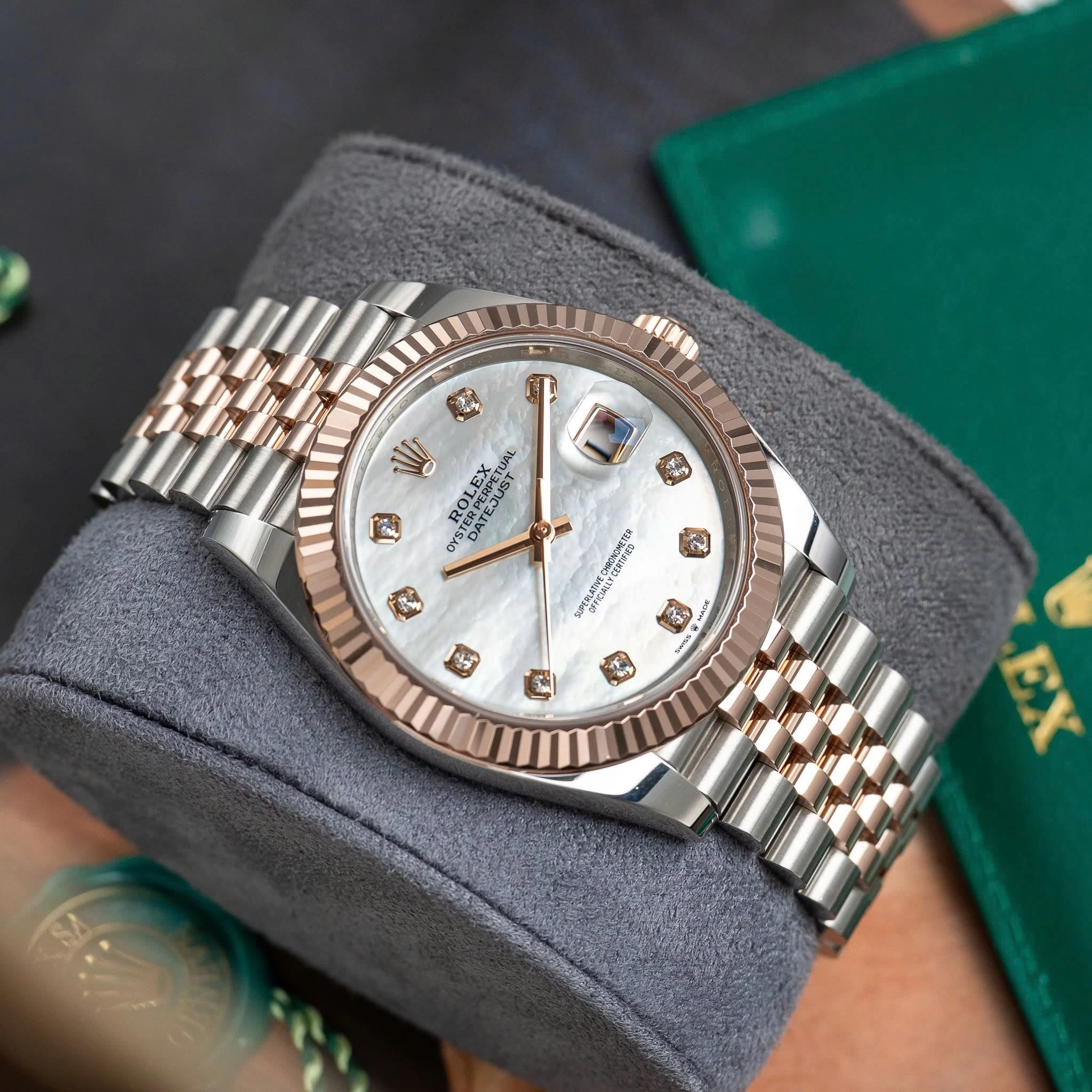 Rolex Oyster Perpetual Datejust Ref. 126331 White MOP Dial - 41mm