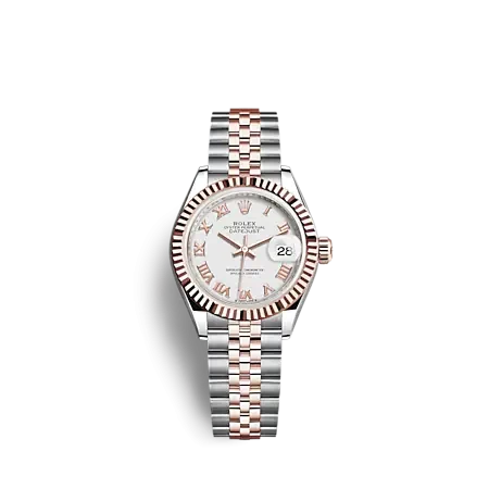 Đồng Hồ Rolex Lady Datejust 279171 Mặt Số Vỏ Trai Trắng