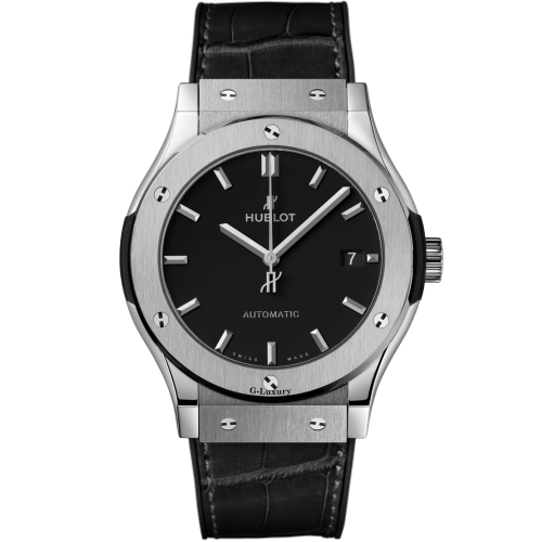 Hublot Classic Fusion Titanium Black Dial 42mm 542.NX.1171.LR