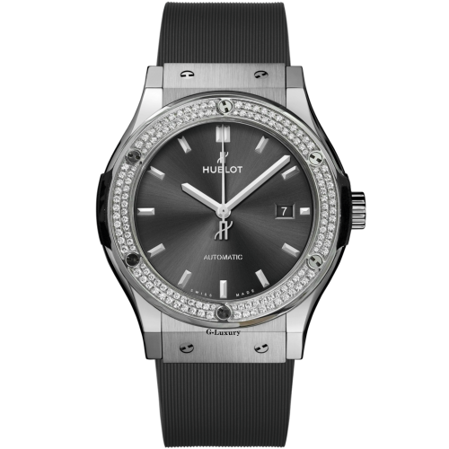 Hublot Classic Fusion 542.NX.7071.LR Grey Titanium Diamonds 42mm