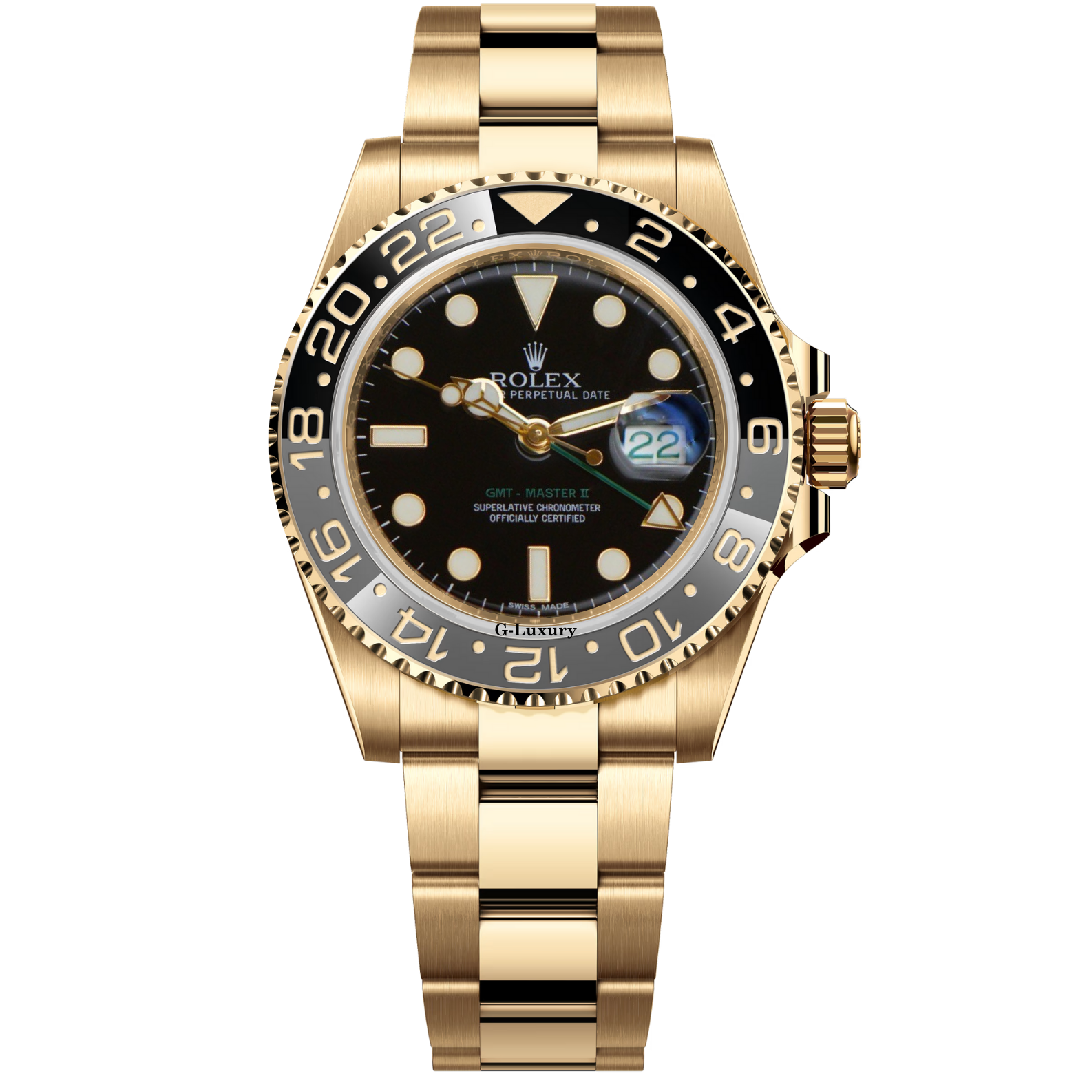 Rolex Oyster Perpetual GMT-Master II 40mm 116718LN Vàng 18K nguyên khối