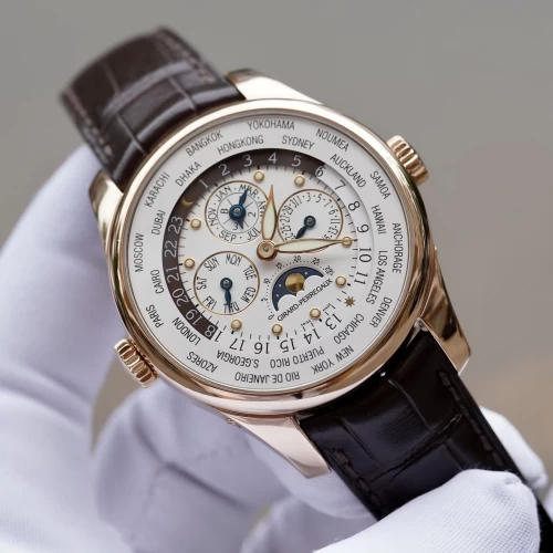 Đồng Hồ Girard Perregaux World Time Perpetual WW.T.C 90280-52-131-BACA 18k Rose Gold