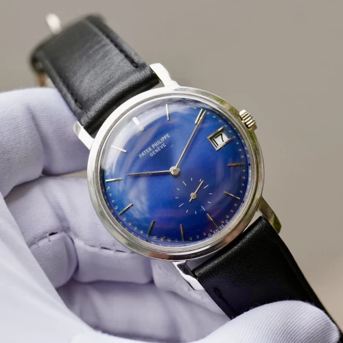 Đồng Hồ Patek Philippe Mặt số màu xanh hiếm có 3445 WG