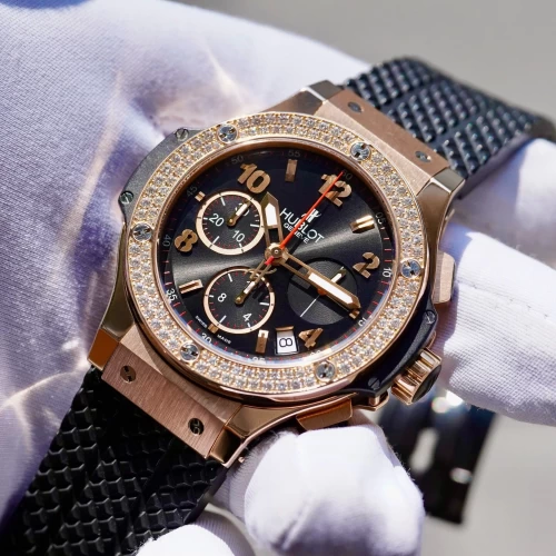 Đồng Hồ Hublot Big Bang King Gold Diamond 41mm 341.PX.130.RX.114 Kim zin hãng