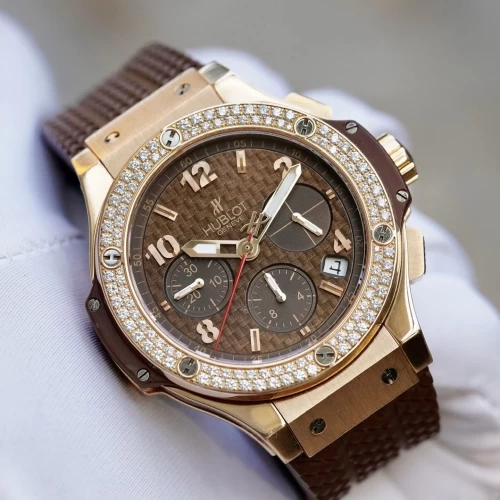 Đồng Hồ Hublot Big Bang Cappuccino 41mm King Gold 341.PC.1007.RX.1104 Kim zin hãng