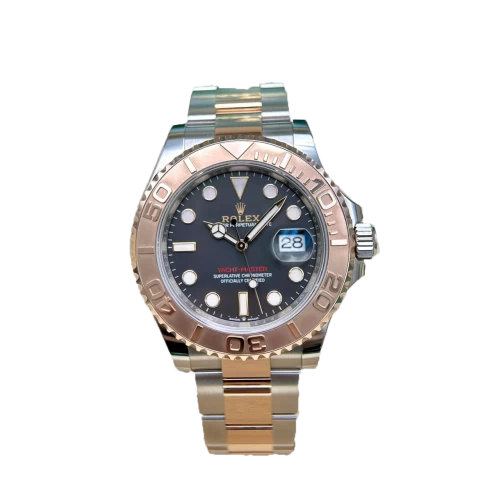 Đồng hồ Rolex 126621-0002 Yacht Black Stainless Steel Rose Gold size 40mm new