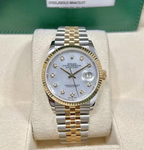 Rolex Datejust 36mm 126233 Mop Diamond full box 2019