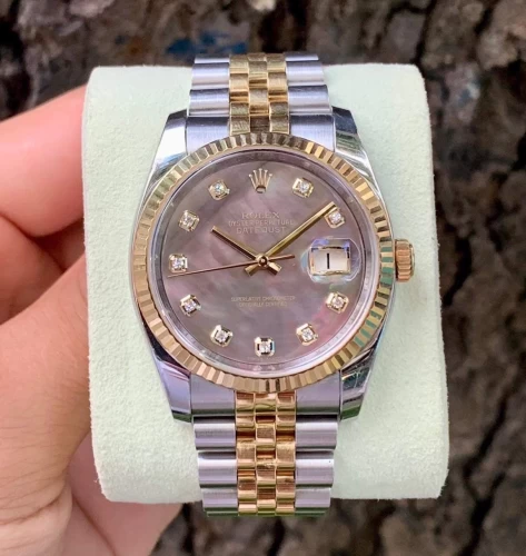 Rolex datejust 36mm 116233 Mop Tím full box 2018