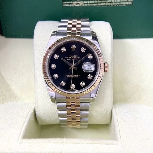 Rolex Datejust 36mm 116231 Đen Kim full lướt 2015