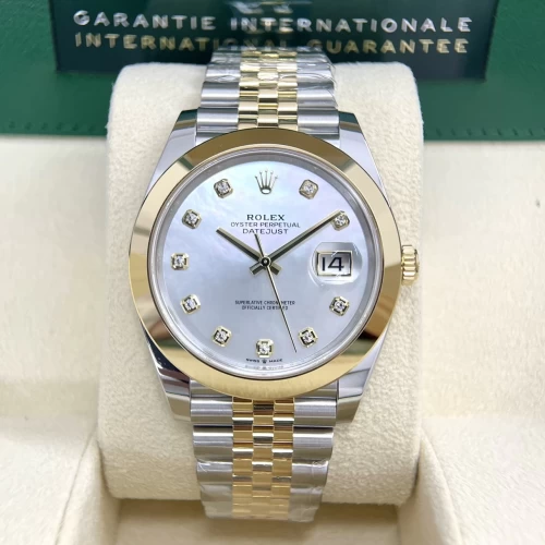 Rolex Datejust 41mm 126303 Mop Diamond New 04/2023